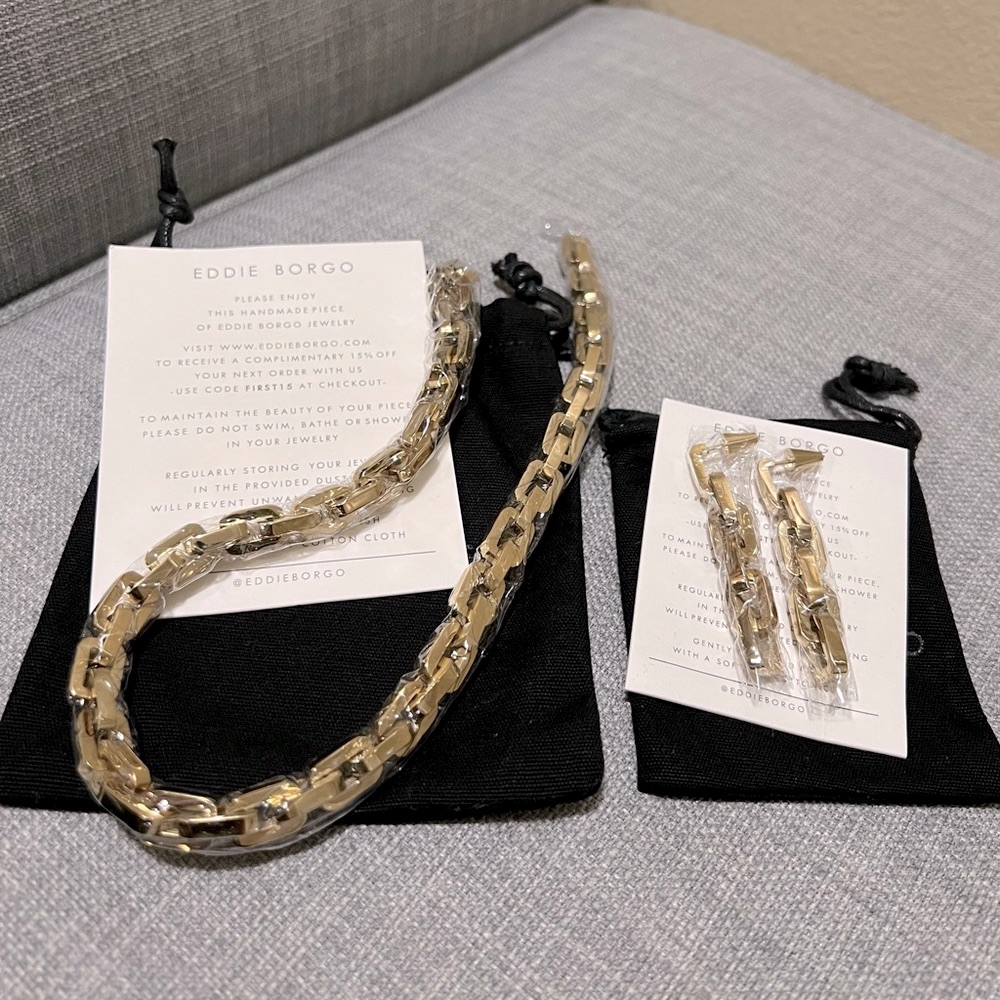 Eddie Borgo Gold Chain Necklace 125$